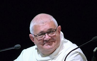 Le Frère Charles, l’abbé d’Abou Gosh. (Crédit photo : Abbaye Notre Dame du Bec-Hellouin)