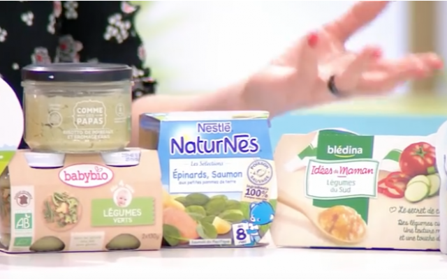 A titre d'illustration : Petits-pots pour bébé. (Capture d'écran YouTube) A titre d'illustration : Petits-pots pour bébé. (Capture d'écran YouTube)