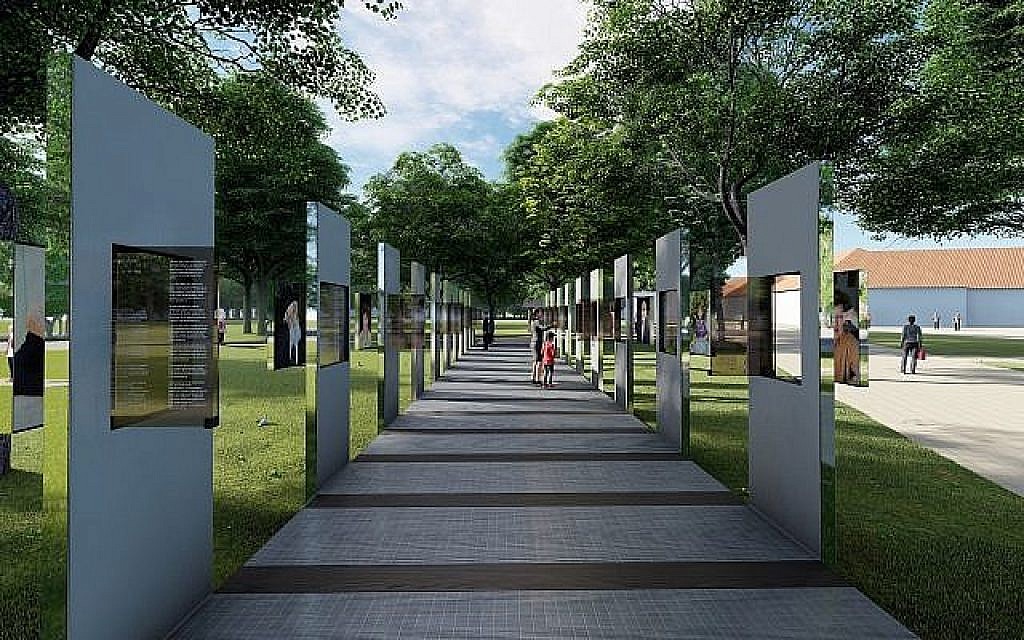 "Sous l'angle de la foi", une exposition qui dura pendant l'année 2020 au musée d'Etat d'Auschwitz-Birkenau à Oświęcim, en Pologne (Autorisation : Daniel Libeskind)