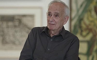 L'artiste britannique, Leon Kossoff. (Crédit : capture écran / YouTube)