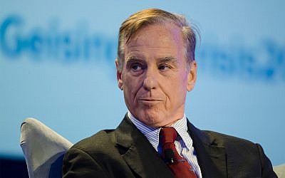 Howard Dean prend la parole à Danville, Pennsylvanie, le 9 novembre 2017. (AP Photo/Matt Rourke) Howard Dean prend la parole à Danville, Pennsylvanie, le 9 novembre 2017. (AP Photo/Matt Rourke)