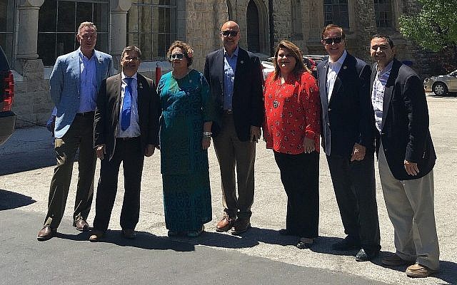 Une délégation bipartisane de membres américains de la Chambre des représentants en visite en Israël et en Cisjordanie en juillet 2019 (Autorisation)