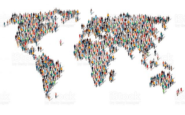 Illustration : la population mondiale. (Crédit : iStock)