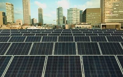 Des panneaux solaires générateurs d'électricité (Crédit : Danny Shechtman)