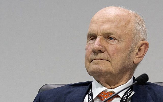 Ferdinand Piech, le 30 mai 2017. (Crédit ; THOMAS KIENZLE / AFP) Ferdinand Piech, le 30 mai 2017. (Crédit ; THOMAS KIENZLE / AFP)