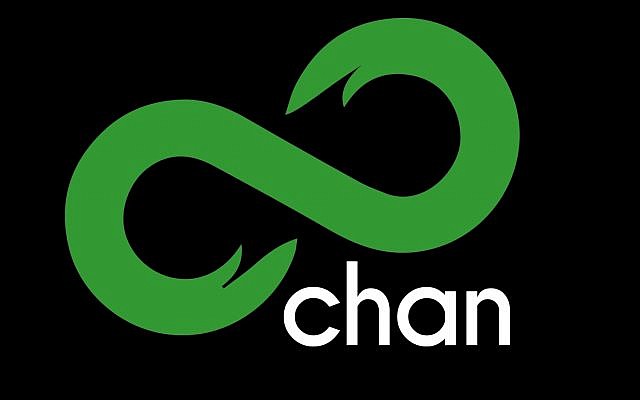 Logo du site 8chan. Logo du site 8chan.