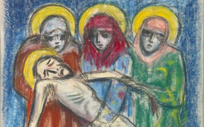 Jean Moulin (1899-1944), « Pietà », vers 1932, pastel sur papier, 50 x 39 cm © Musée des Beaux-Arts de Quimper