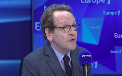 Gilles Le Gendre dans la matinale d’Europe 1 du 3 avril 2019. (Capture d'écran Europe 1)
