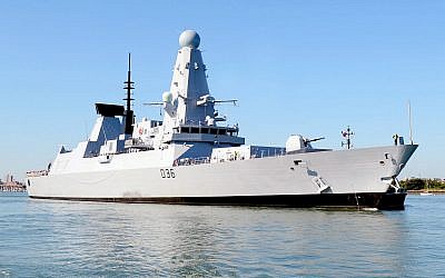 Le HMS Defender en 2012. (Crédit : Royal Navy — Defence Images) Le HMS Defender en 2012. (Crédit : Royal Navy — Defence Images)
