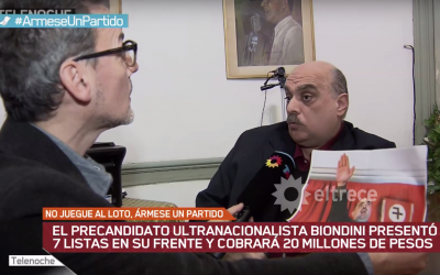 Alejandro Biondin, à droite; (Crédit : capture d'écran YouTube)