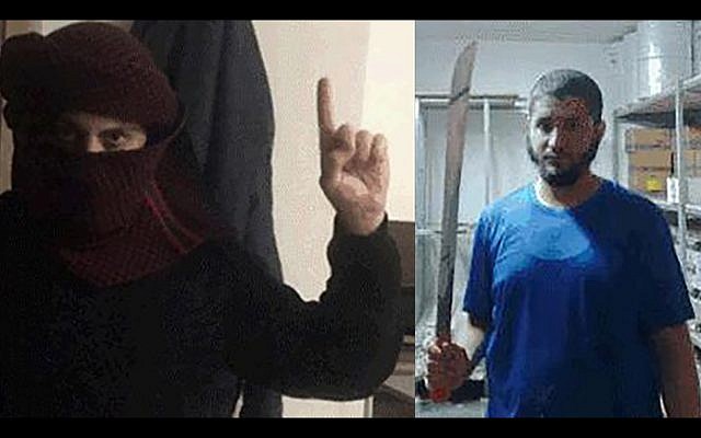 Amin Yassin, à gauche et Ali Armush, deux arabes israéliens mis en examen pour liens avec l'Etat islamique, le 22 août 2019. (Crédit : Shin Be Amin Yassin, à gauche et Ali Armush, deux arabes israéliens mis en examen pour liens avec l'Etat islamique, le 22 août 2019. (Crédit : Shin Be