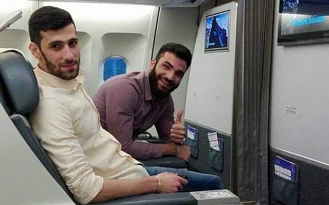 Hassan Yousef Zabeeb, à gauche, et Yasser Ahmad Daher, deux Libanais membres du Hezbollah tués dans une frappe aérienne isralienne destinée à déjouer une attaque de drone. Photo non datée. (Crédit : armée israélienne)
