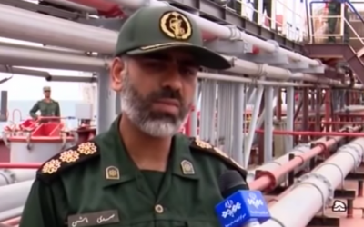 Le commandant des Gardes de la révolution islamique Alireza Tangsiri. (Capture d'écran / YouTube) Le commandant des Gardes de la révolution islamique Alireza Tangsiri. (Capture d'écran / YouTube)
