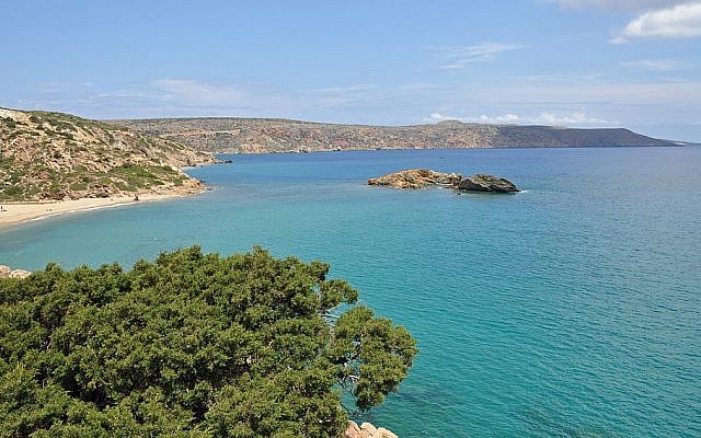 Une photo de la baie de Vai en Crète, en Grèce. (CC BY, Wikimedia) Une photo de la baie de Vai en Crète, en Grèce. (CC BY, Wikimedia)