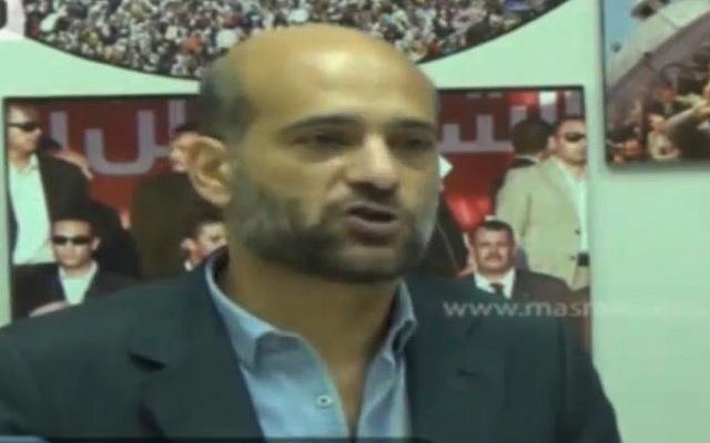 Ramy Shaath, fils de l'homme politique palestinien Nabil Shaath. (Crédit : capture d'écran / YouTube)