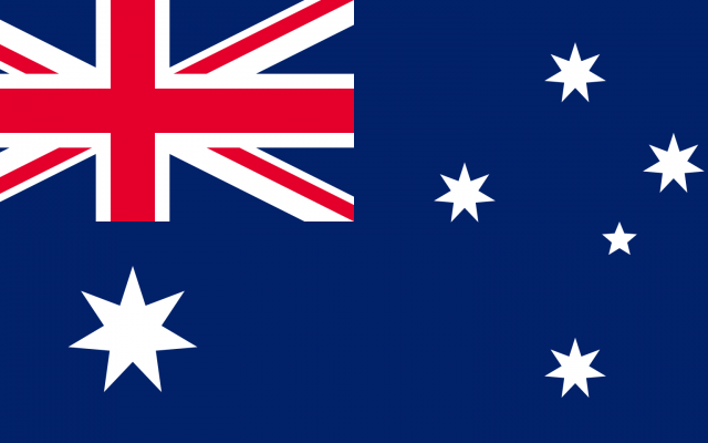 Drapeau de l'Australie. (Domaine public) Drapeau de l'Australie. (Domaine public)