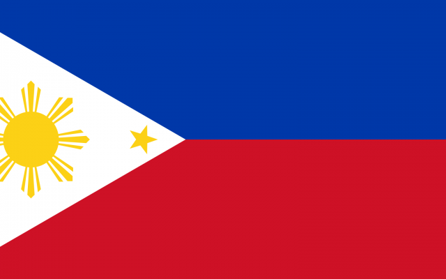 Drapeau des Philippines. (Domaine public) Drapeau des Philippines. (Domaine public)