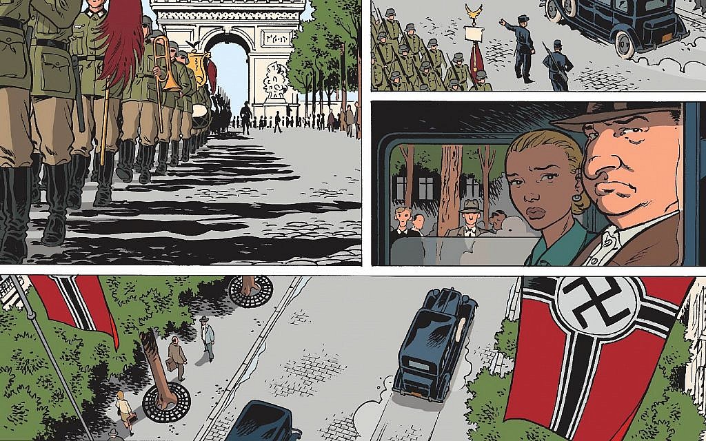 Extrait de la version anglaise de "Il était une fois en France". (© Éditions Glénat)