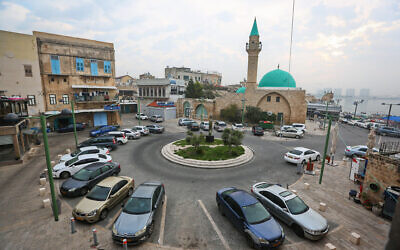 Vue de la Vieille Ville d'Akko, dans le nord d'Israël, le 23 mars 2019 (Crédit :  Yaakov Lederman/Flash90)