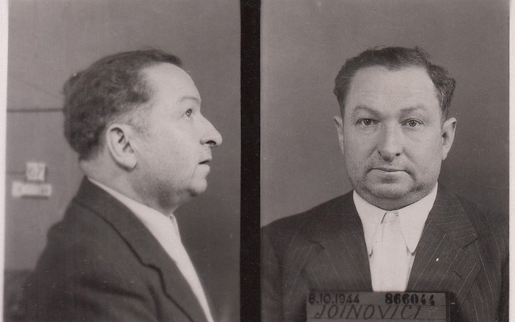 Photo de la carte d'identité de Joseph Joanovici, octobre 1944. (Domaine public via wikimedia commons)