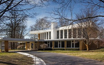 Le Temple Emanuel de Grand Rapids, dans le Michigan, États-Unis. (Wikimedia Commons via JTA)