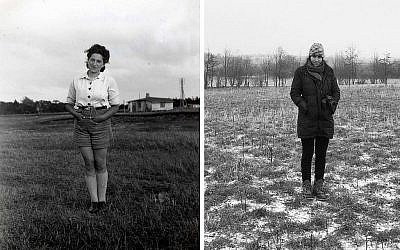 Hana Dubova (gauche) vers 1942 et Rachael Cerrotti au Danemark, 2017 (Crédit)