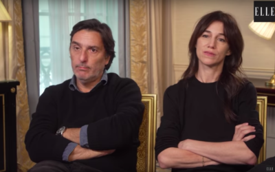 Charlotte Gainsbourg et Yvan Attal. (Crédit : capture d’écran YouTube / ELLE)