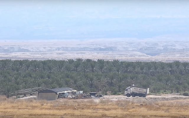 Capture d'écran d'une vidéo du secteur de Tzofar, entre Israël et la Jordanie (Capture d'écran : YouTube) Capture d'écran d'une vidéo du secteur de Tzofar, entre Israël et la Jordanie (Capture d'écran : YouTube)