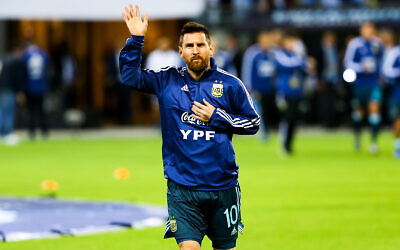 L'Argentin Lionel Messi au stade Bloomfield de Tel Aviv, le 18 novembre 2019 (Crédit :  Flash90)