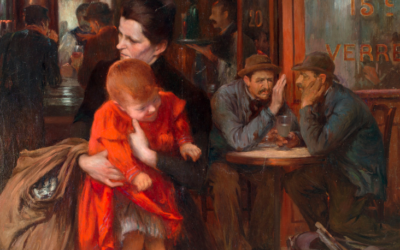 Jules Adler, La Mère, Paris, 1899, Huile sur toile ; Poznan, fondation Raczyński du musée national © ADAGP, Paris 2019