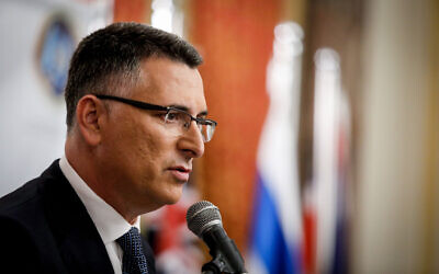 Le député du Likud Gideon Saar lors d'une conférence au King David Hotel de Jérusalem, le 15décembre  2019. (Olivier Fitoussi/Flash90)