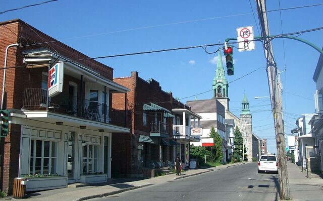 Le centre-ville de Saint-Jean-sur-Richelieu, au Québec, le 11 juin 2007. (Crédit : I, Pregup / CC BY-SA 3.0) Le centre-ville de Saint-Jean-sur-Richelieu, au Québec, le 11 juin 2007. (Crédit : I, Pregup / CC BY-SA 3.0)