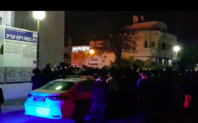 Capture d'écran d'une vidéo de l'incident le 11 janvier 2020. (Crédit YouTube)