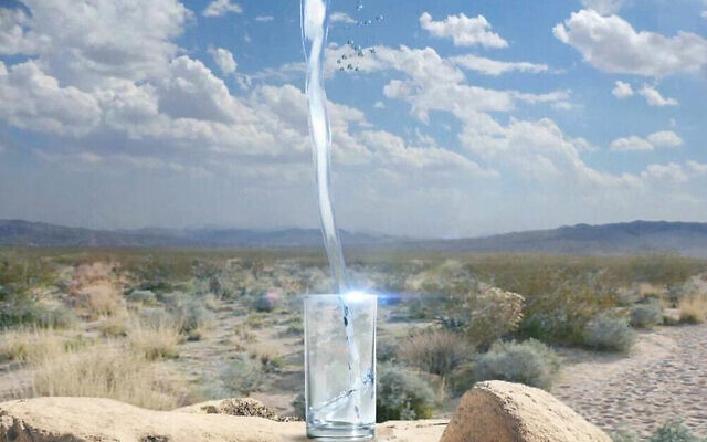 L'appareil de Watergen produit de l'eau à partir de l'air (Crédit) L'appareil de Watergen produit de l'eau à partir de l'air (Crédit)