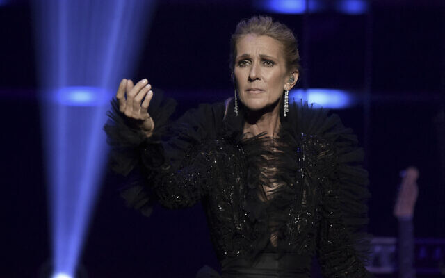 Céline Dion au Theatre at Ace Hotel le mercredi 3 avril 2019 à Los Angeles. (Crédit : Richard Shotwell / Invision / AP)