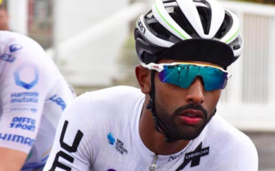 Le coureur cycliste marocain El Mehdi Chokri. (Crédit : El Mehdi Chokri / Facebook)