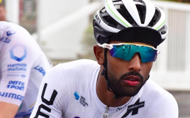 Le coureur cycliste marocain El Mehdi Chokri. (Crédit : El Mehdi Chokri / Facebook)