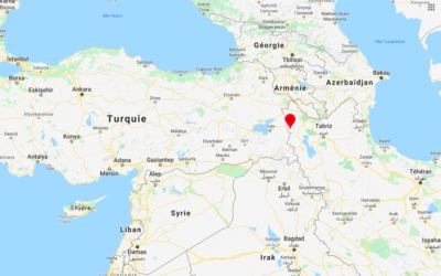 L’épicentre du séisme, près du village de Habash-e Olya, en Iran. (Crédit : capture d’écran Google Maps)