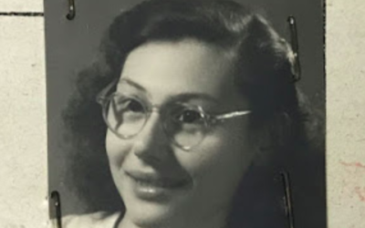 La survivante de la Shoah Mathilde Francès. (Crédit : Document Archives Générales du Royaume)