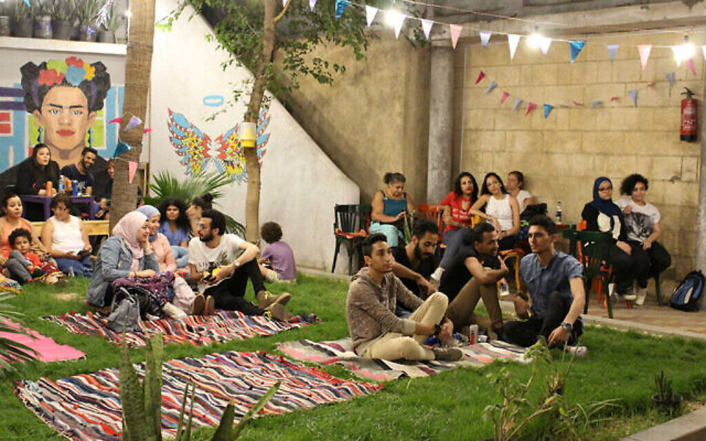 Un événement au centre communautaire rattaché à la vieille école israélite du Caire (Autorisation)