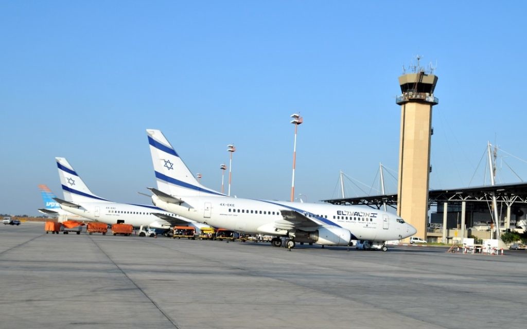 Des avions El Al à l'aéroport Ben Gourion (Crédit: Shay Levi/Flash90) Des avions El Al à l'aéroport Ben Gourion (Crédit: Shay Levi/Flash90)