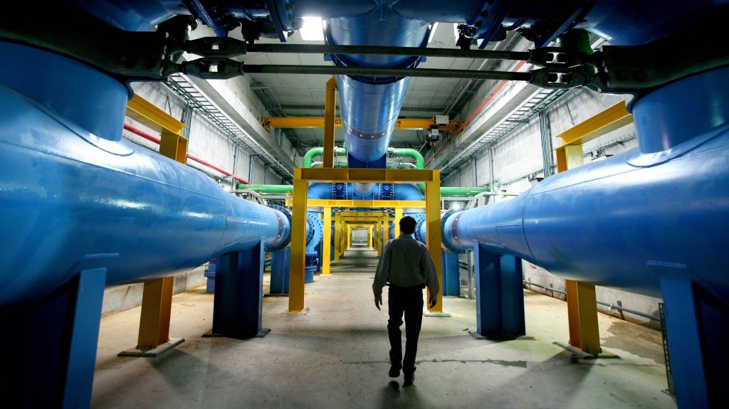 Mekorot's Eshkol water filtration plant in northern Israel (photo credit: Moshe Shai/Flash90)