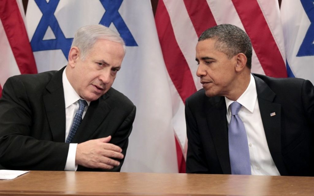 Netanyahu and Obama, at the UN last September. (photo credit: APphoto/Pablo Martinez Monsivais)