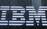 Le logo IBM (Crédit : Serge Attal/Flash 90)