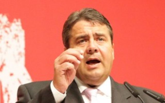 Sigmar Gabriel (Crédit : CC-BY DavidG, Wikipedia)