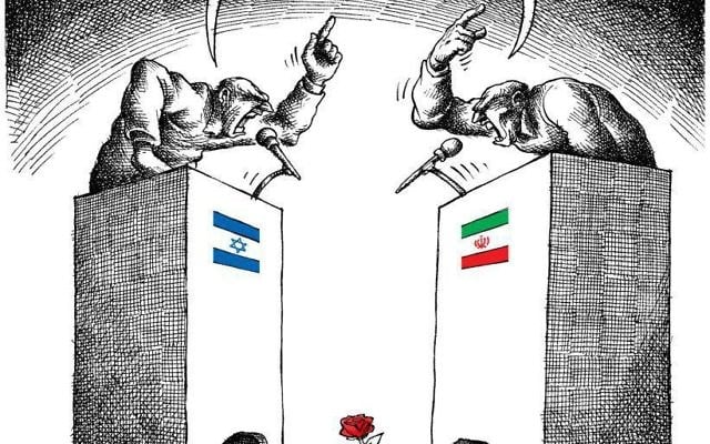 No war, by Mana Neyestani. (Facebook image) No war, by Mana Neyestani. (Facebook image)