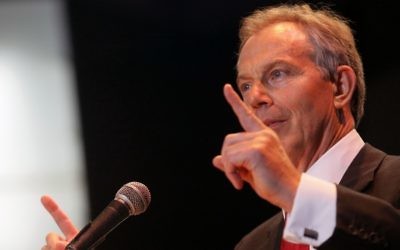 Tony Blair (Crédit : Kobi Gideon/Flash90)