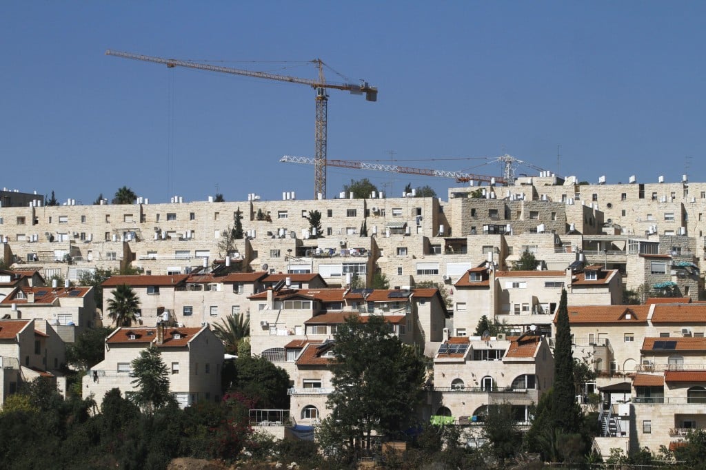A building site in the Gilo neighborhood in Jerusalem (photo credit: Uri Lenz / Flash90)