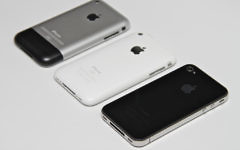 Illustration d'iPhones (Crédit : CC-BY Yutaka Tsutano/Flickr)
