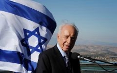 Shimon Peres (Crédit : Moshe Milner/Flash90)